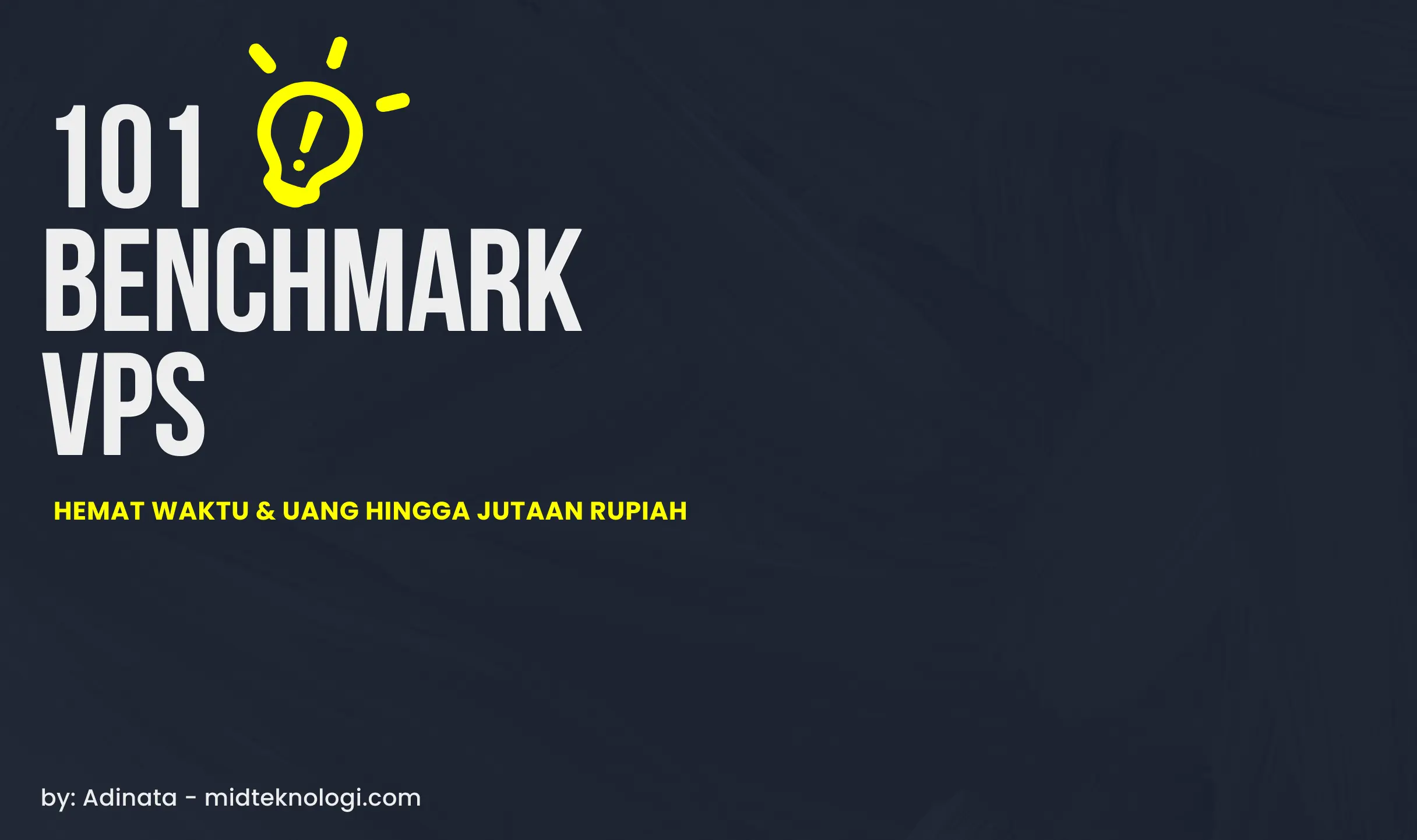 Ebook 101 Benchmark VPS